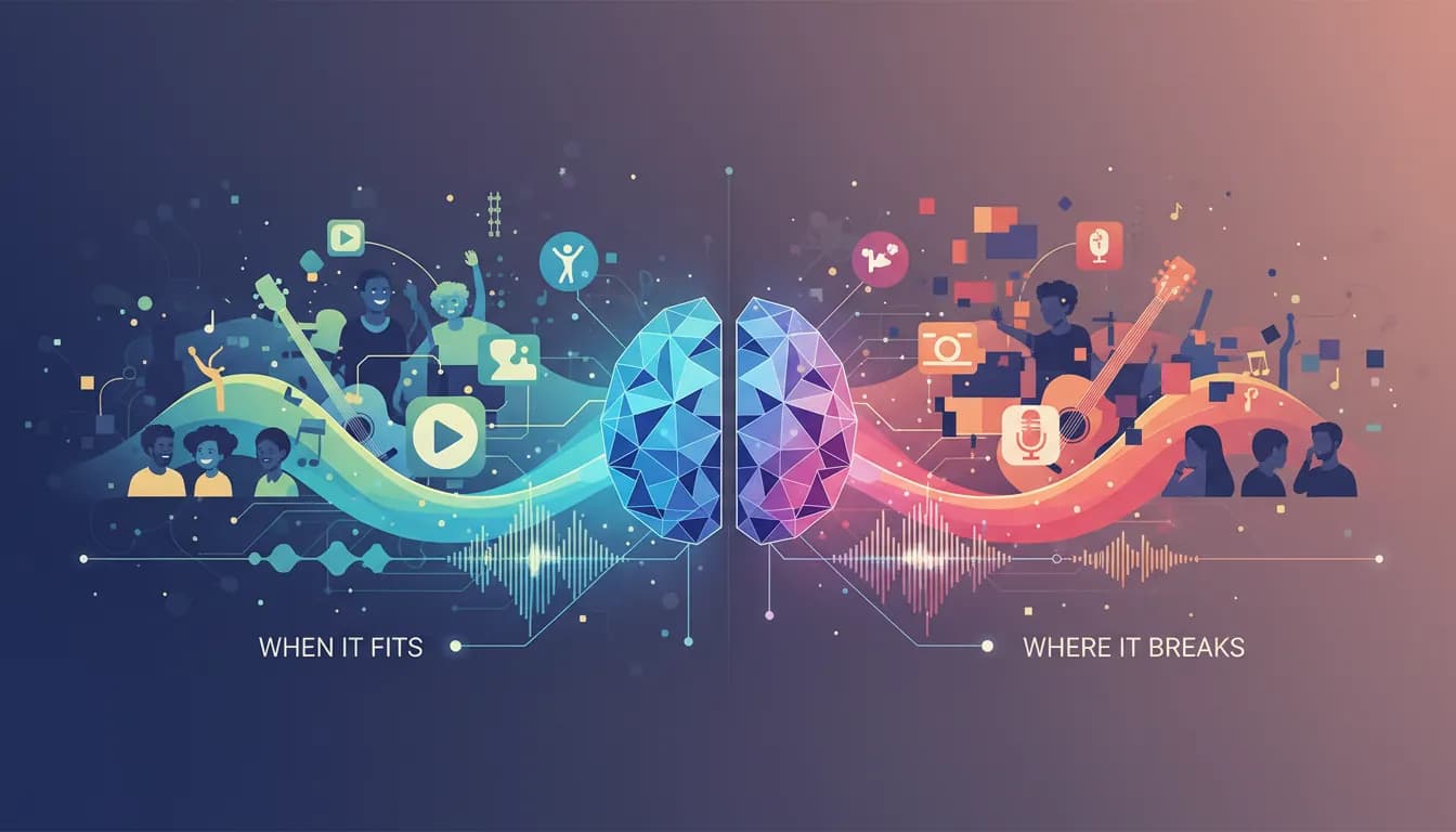 AI Music Generator for Social Media Content: When It Fits and Where It Breaks